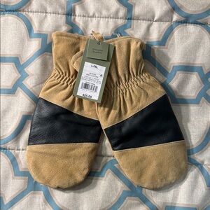 NEW ~ Goodfellow & Co Kids Tan and Black Mittens
